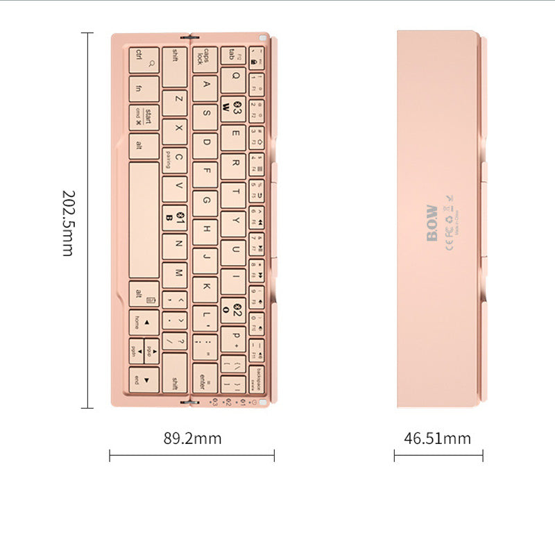 Foldable keyboard  with phone stand