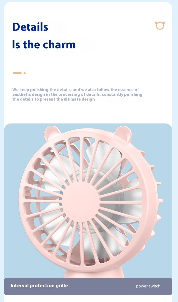 Small Handheld Fan Portable Mini Pocket Fan